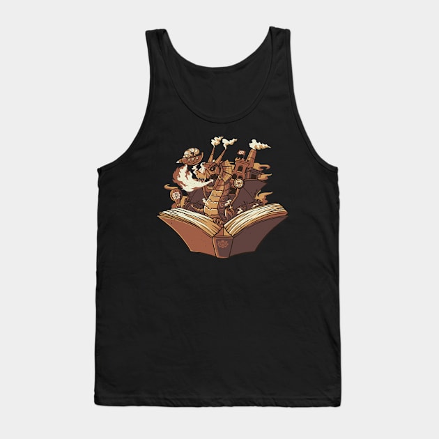 Steampunk Dragon by Tobe Fonseca Tank Top by Tobe_Fonseca